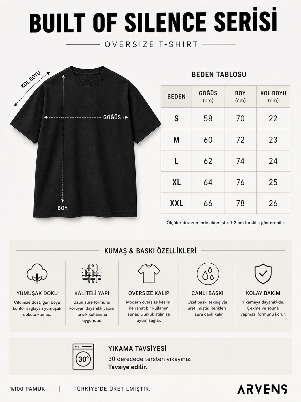 Premıum Siyah Oversize T-shırt