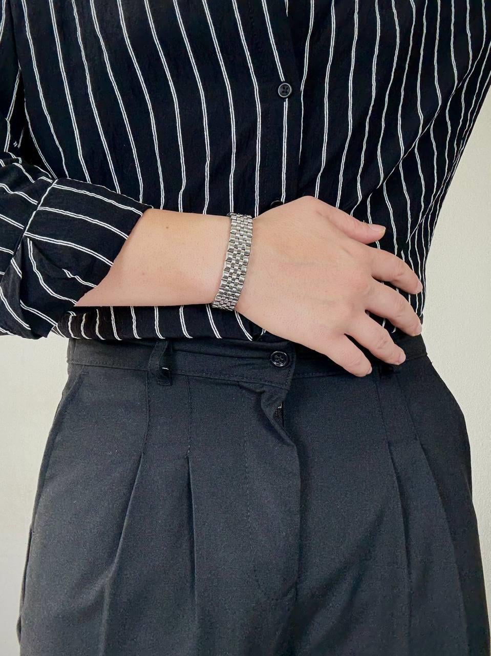 S.L Bold Silver Bracelet