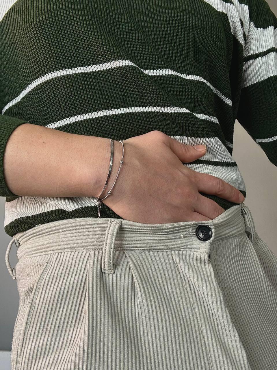 Silver Ball Bracelet