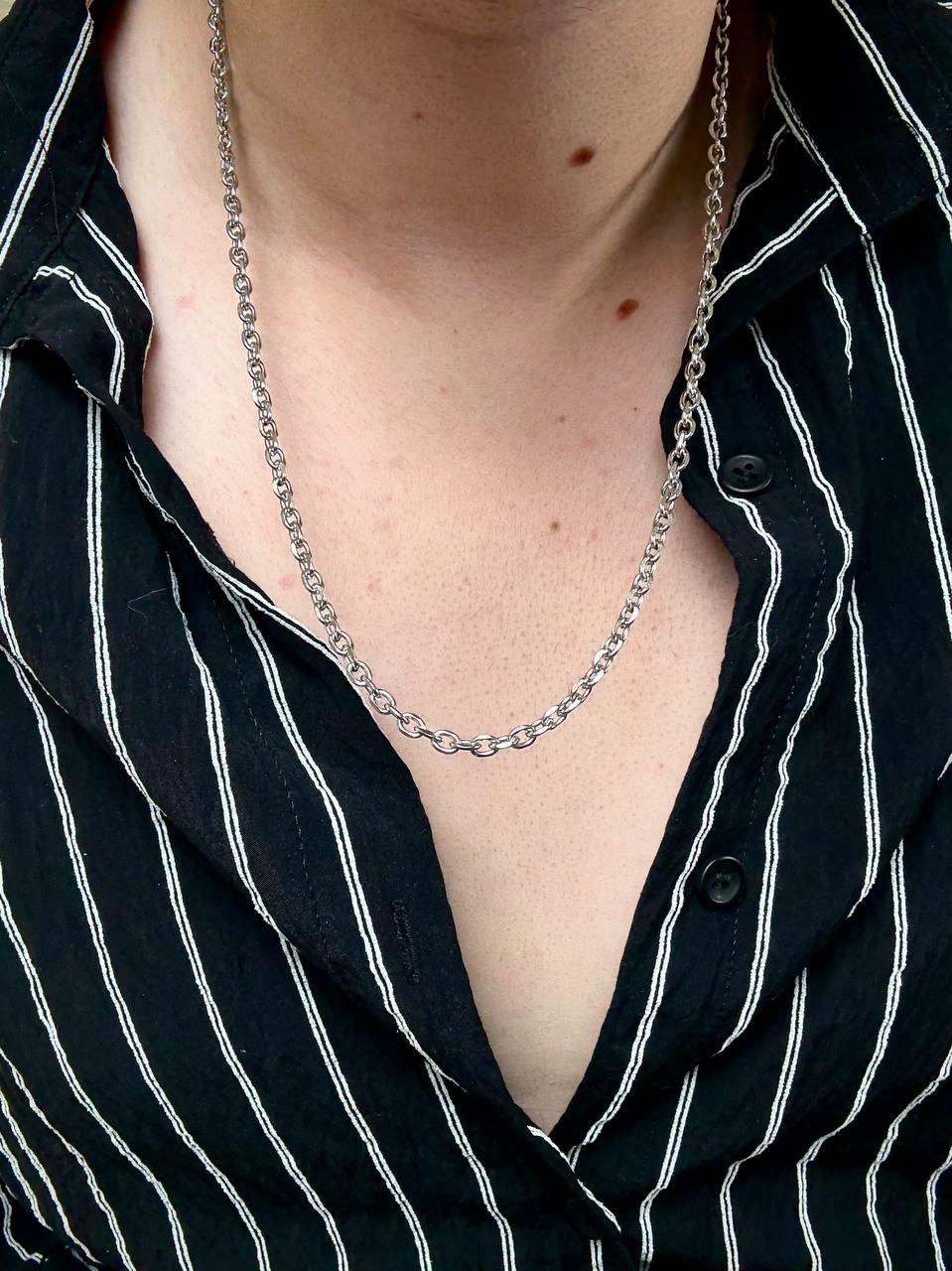 Silver Brackt Necklace
