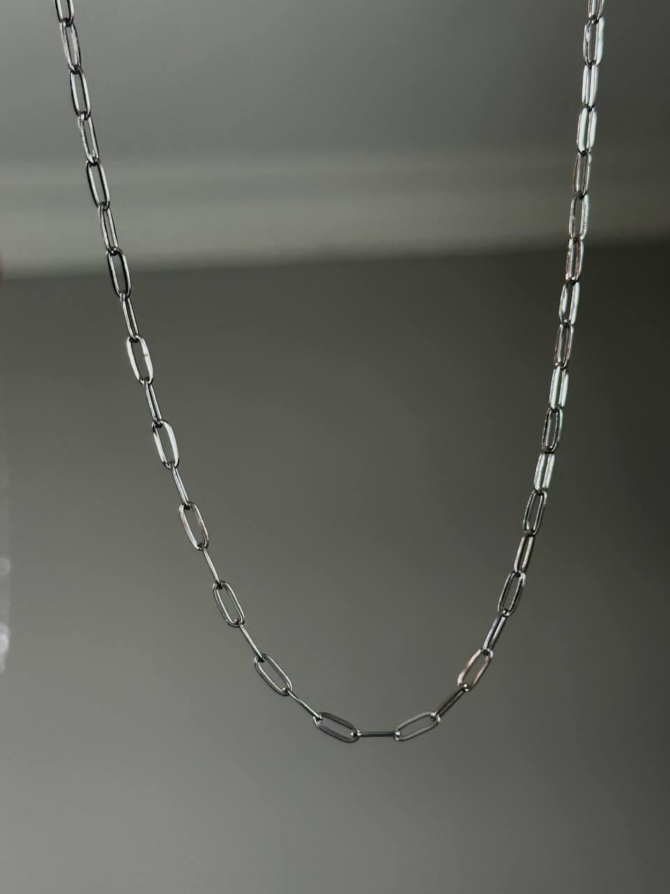 Silver Long Chain Necklace