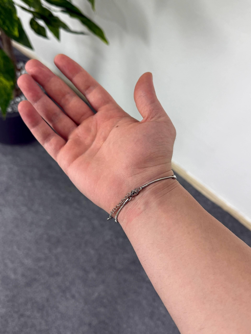 Silver North Ball Bracelet