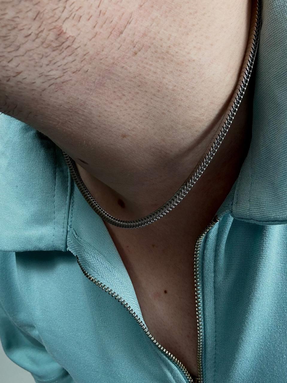 Silver Slim Snake Necklace