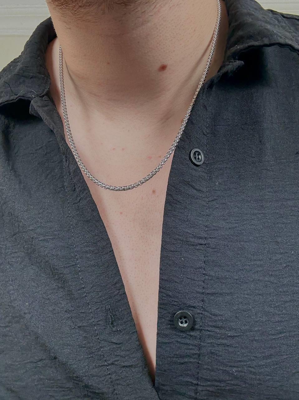 Silver Stylish Detail Necklace