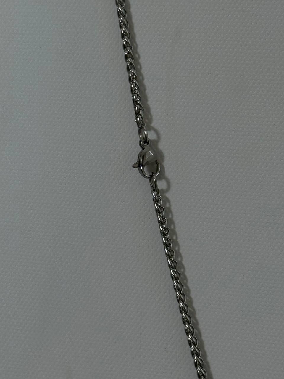 Silver Twist Embroidered