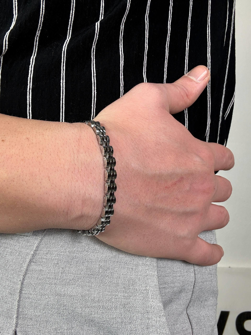 Slim Silver Rolex Bracelet