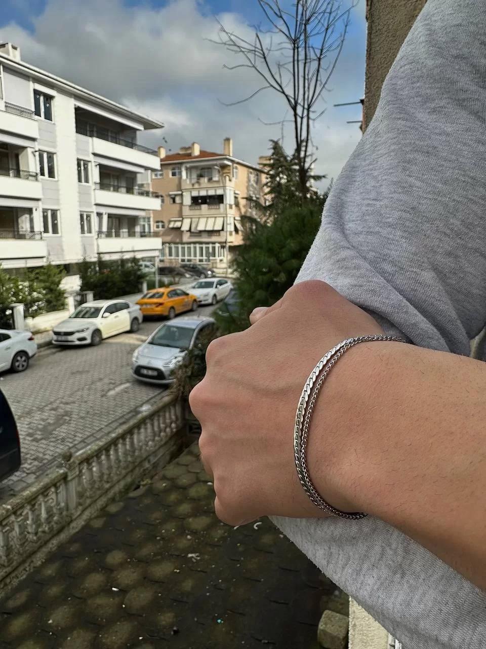 Two Chain Payet Bracelet
