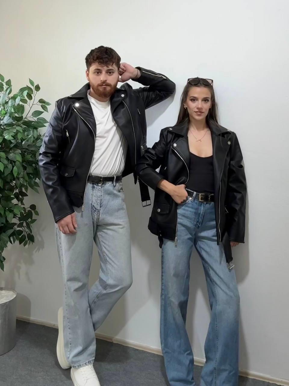 Valnero Couple (Çift) İçi Kürklü Deri Ceket
