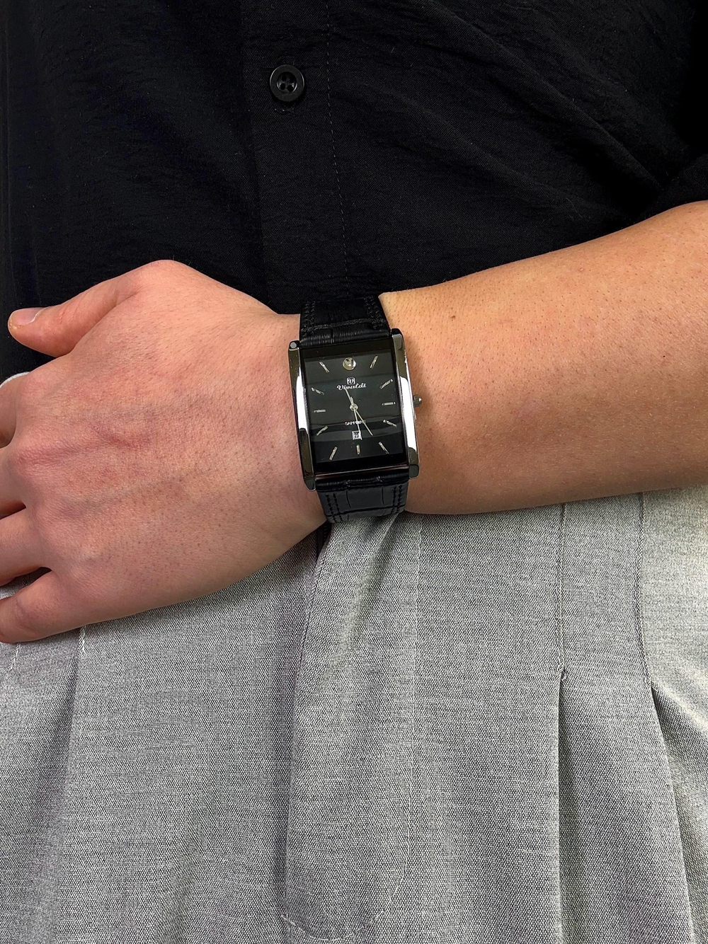 Vivaldi Ashen Leather Cord Vintage Wristhwatch