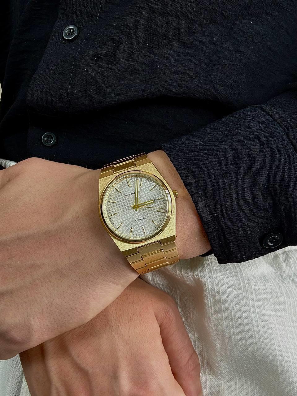 White Dial Gold Vintage Wristwatch