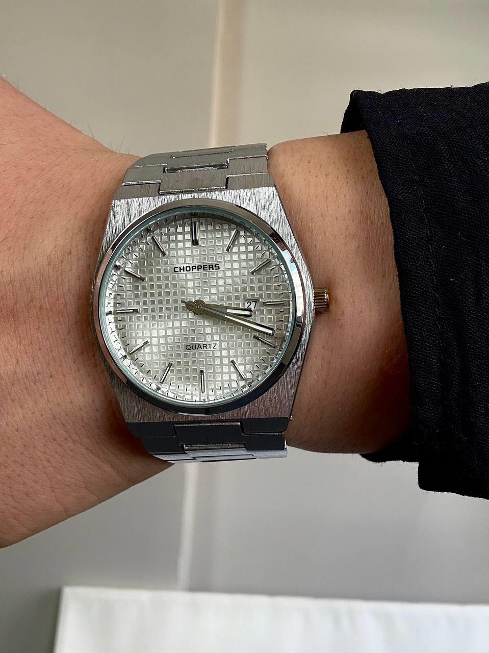 White Dial Silver Vintage Wristwatch