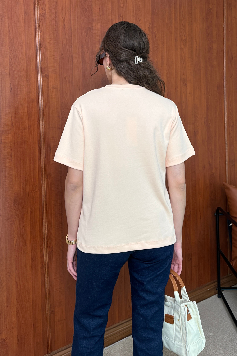 C.S Bisiklet Yaka T-Shirt -SOMON