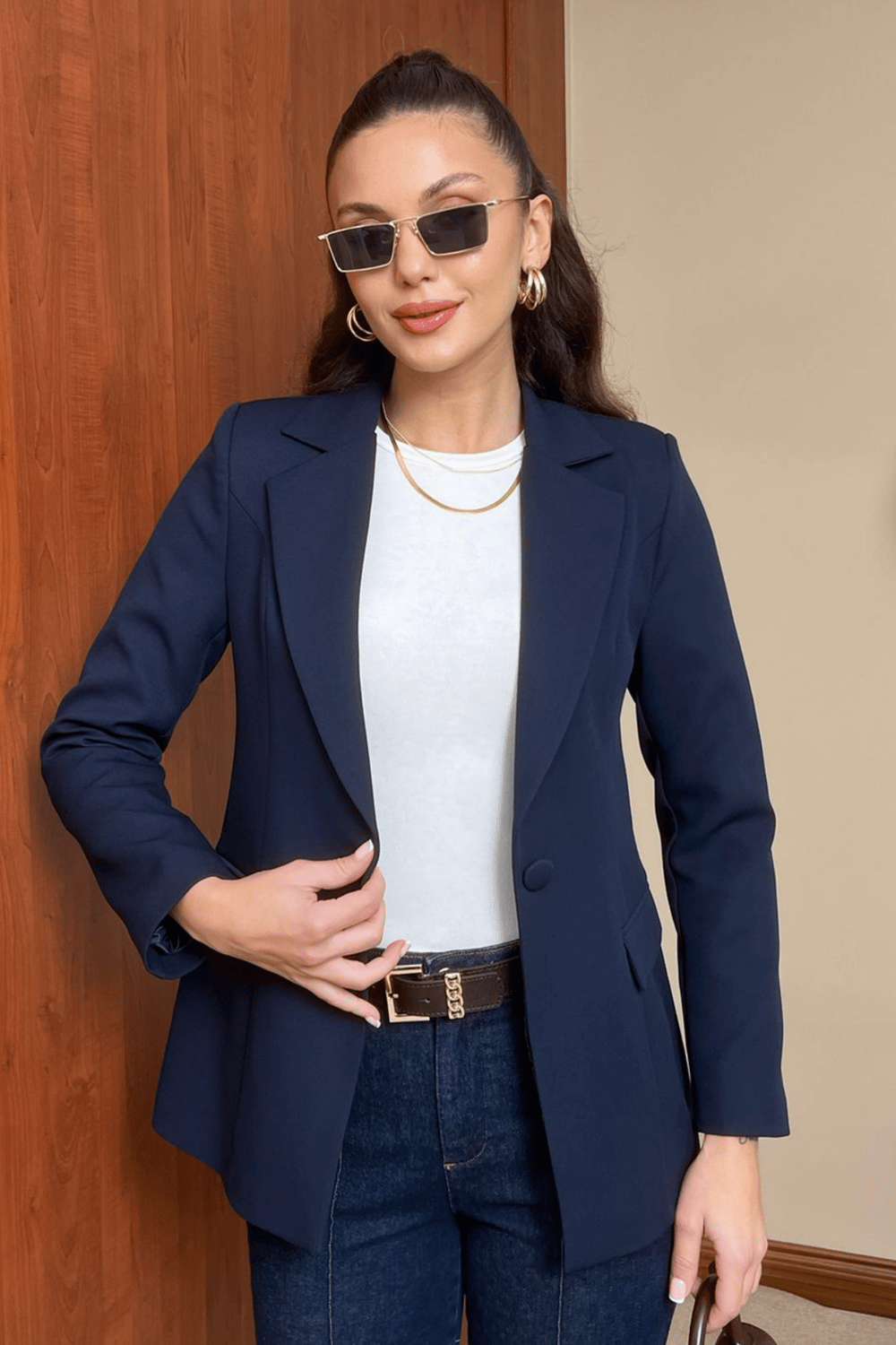 Blazer Ceket - LACİVERT
