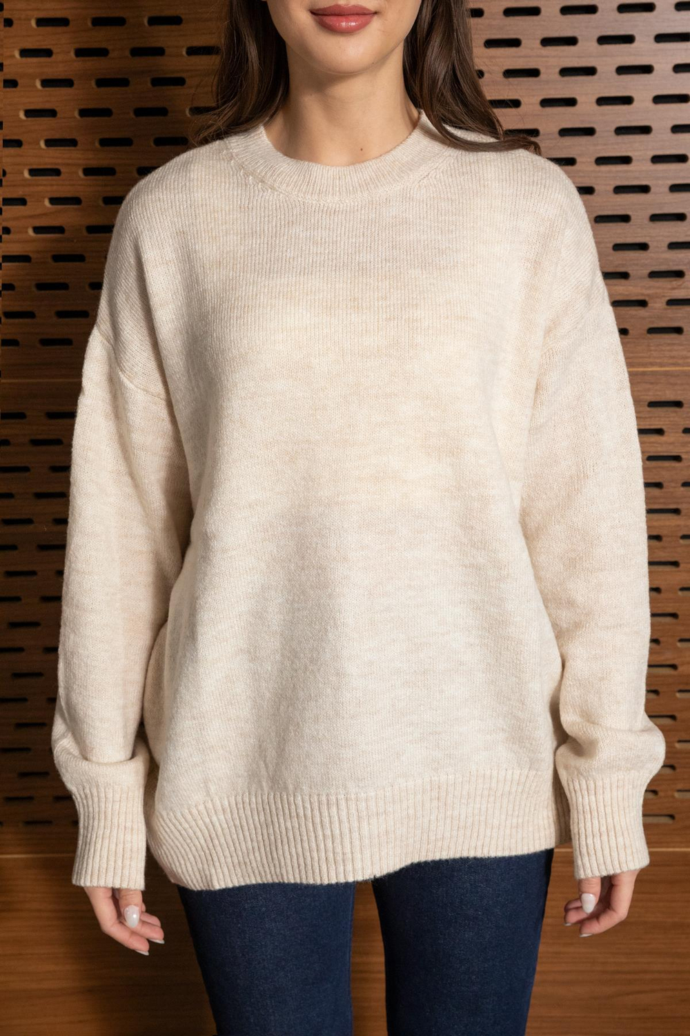 Oversize Kazak - BEJ