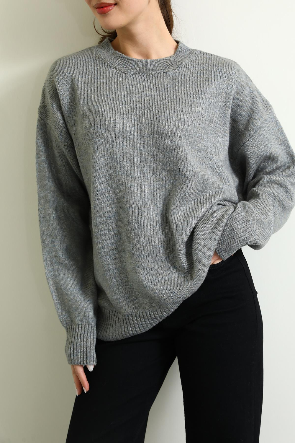 Oversize Kazak - GRİ