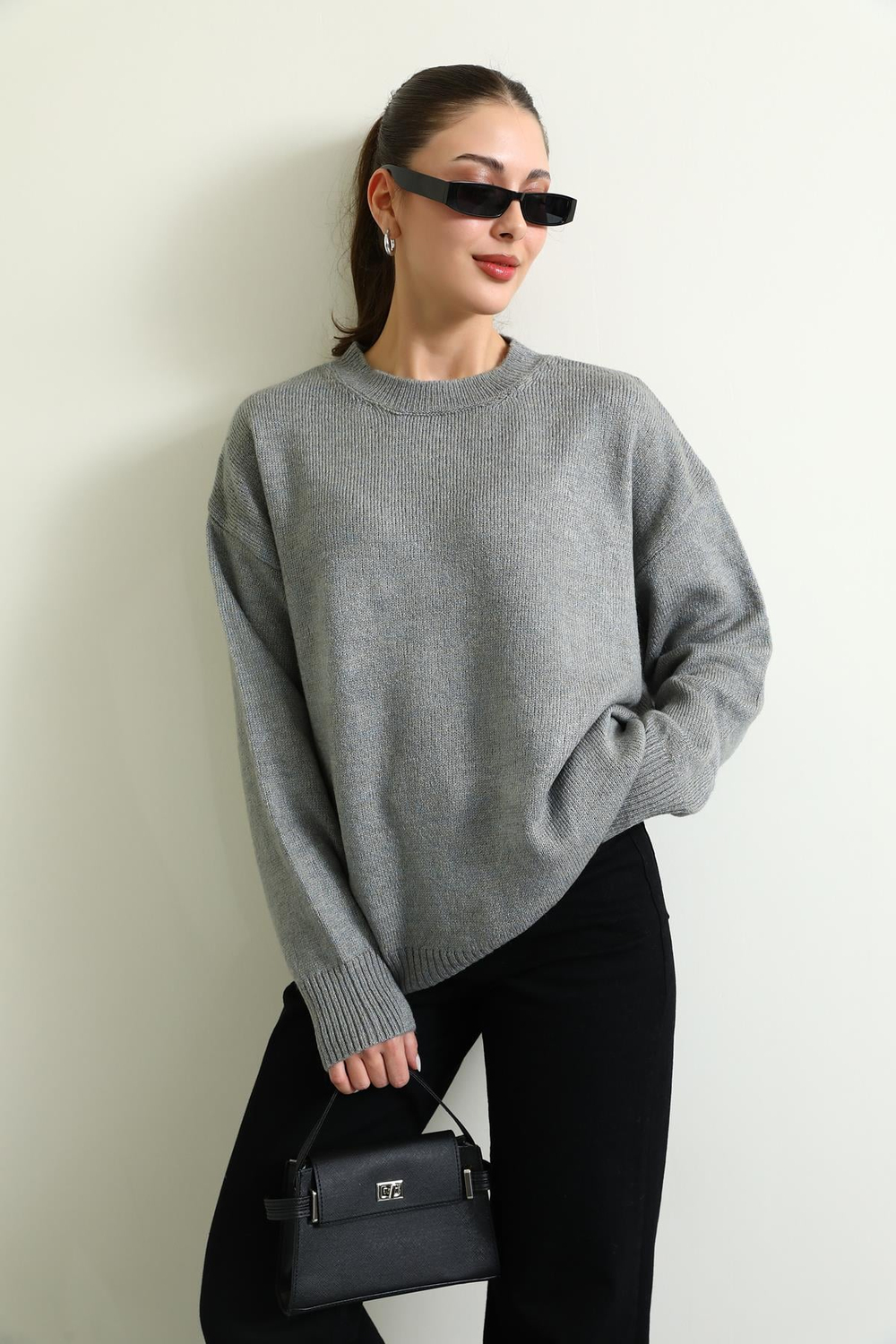 Oversize Kazak - GRİ