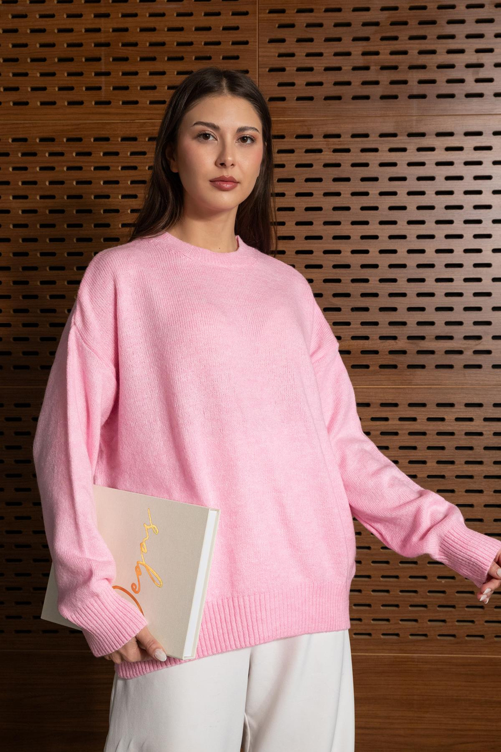 Oversize Kazak - PEMBE