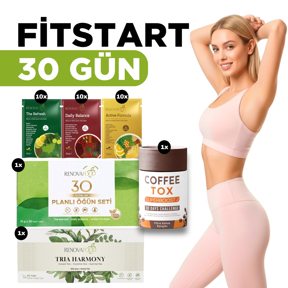 30 Günlük Planlı Hazır Öğün Paketi30 Günlük Planlı Hazır Öğün Paketi | Hazır Plan ile Kolay Süreç!Renovafood