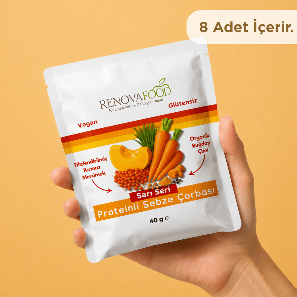 Balkabaklı Protein ÇorbaBalkabaklı Protein Çorba | Vegan, Glutensiz Yüksek Lifli Pratik Sağlıklı Pratik Öğün AlternatifiRenovafood
