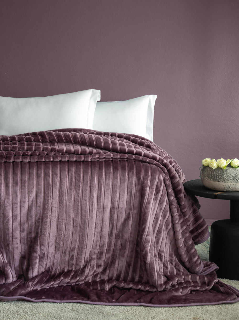 Gentle Damson Çift Kişilik Battaniye