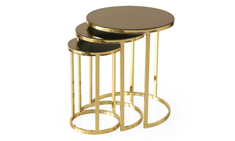 Lucca Zigon Sehpa (Gold)