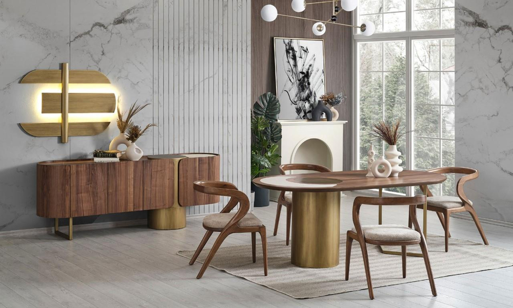 Varna Modern Yemek Odası Takımı