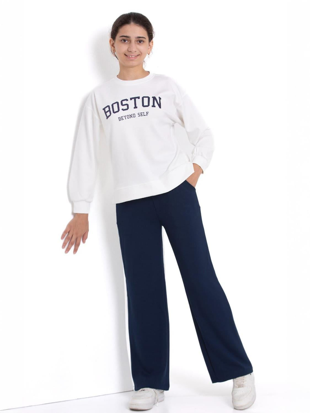 Boston Kız Çocuk Eşofman Takımı Lacivert