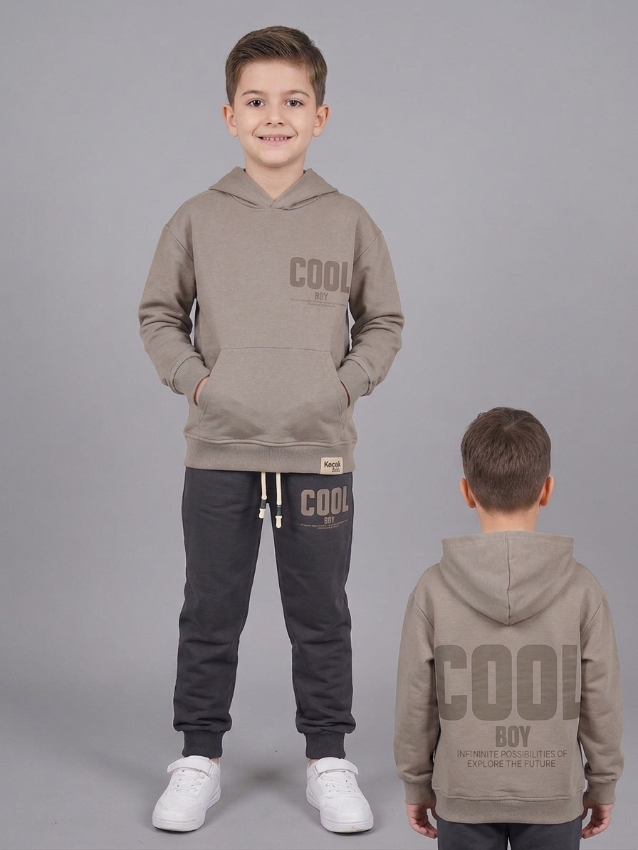 Cool Boy Eşofman Takımı Gri