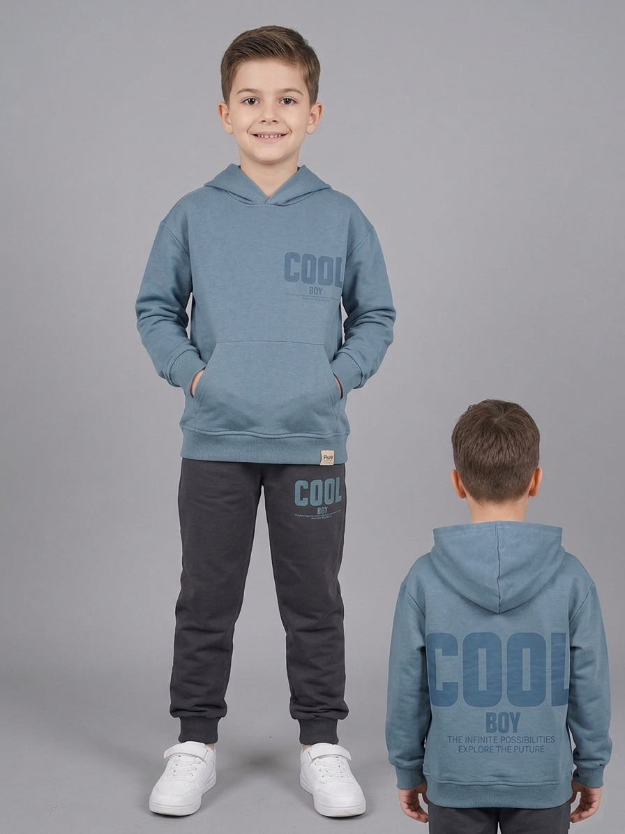 Cool Boy Eşofman Takımı Mavi