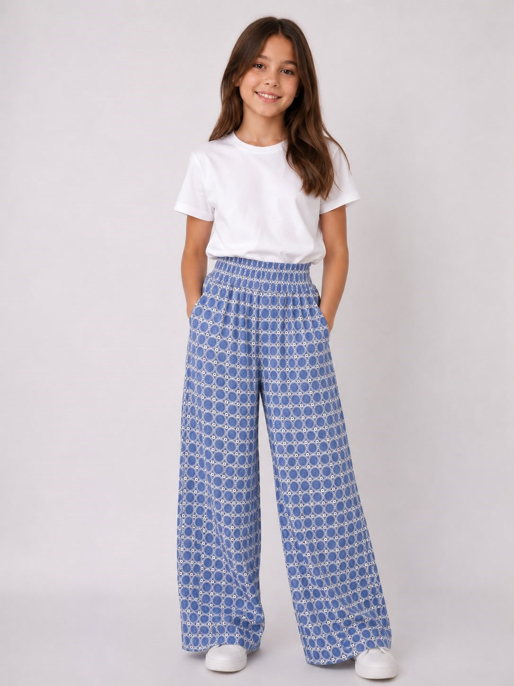 Denio 4 Kot Kumaş Nakışlı Pantolon