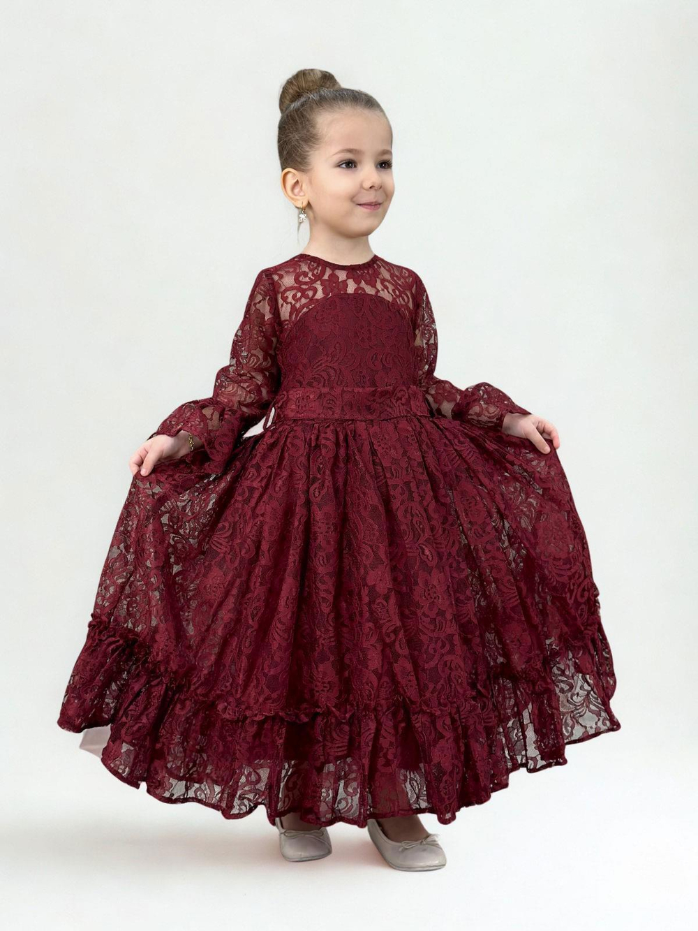 Elite Elbise Bordo