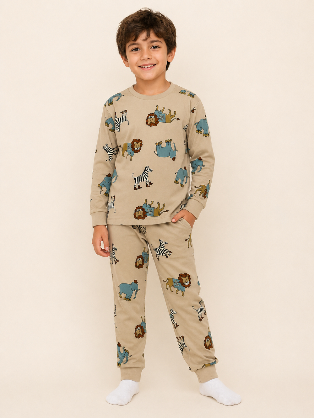 Hayvanlar Pijama Takımı