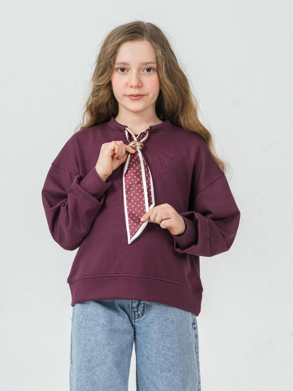 Luvia Kız Çocuk Sweat Bordo