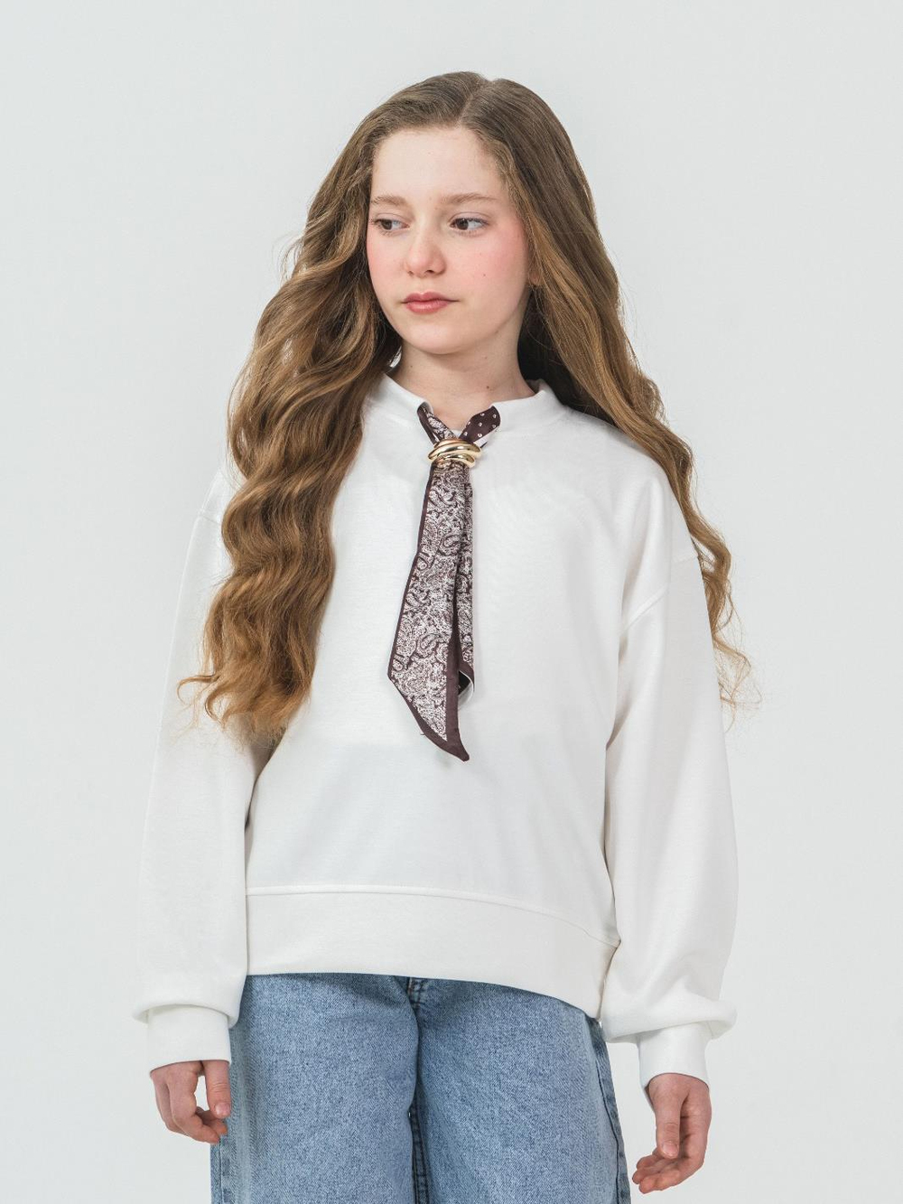 Luvia Kız Çocuk Sweat Ekru
