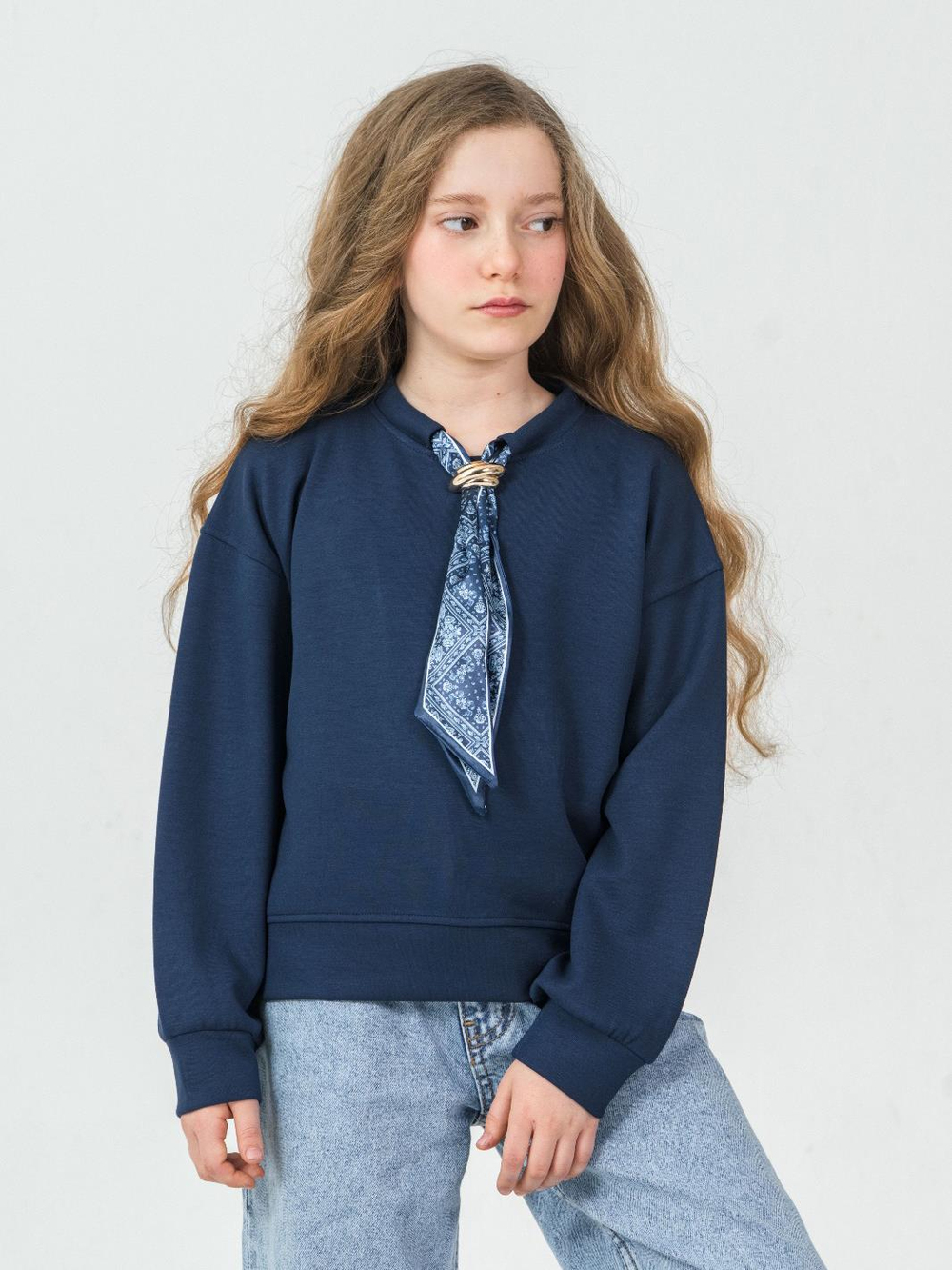 Luvia Kız Çocuk Sweat Lacivert