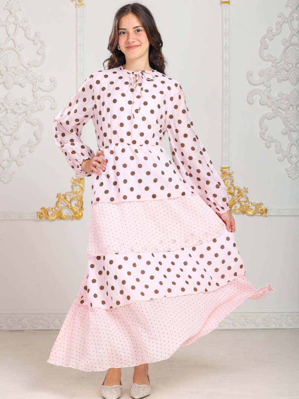 Pua Kız Çocuk Elbisesi Pembe