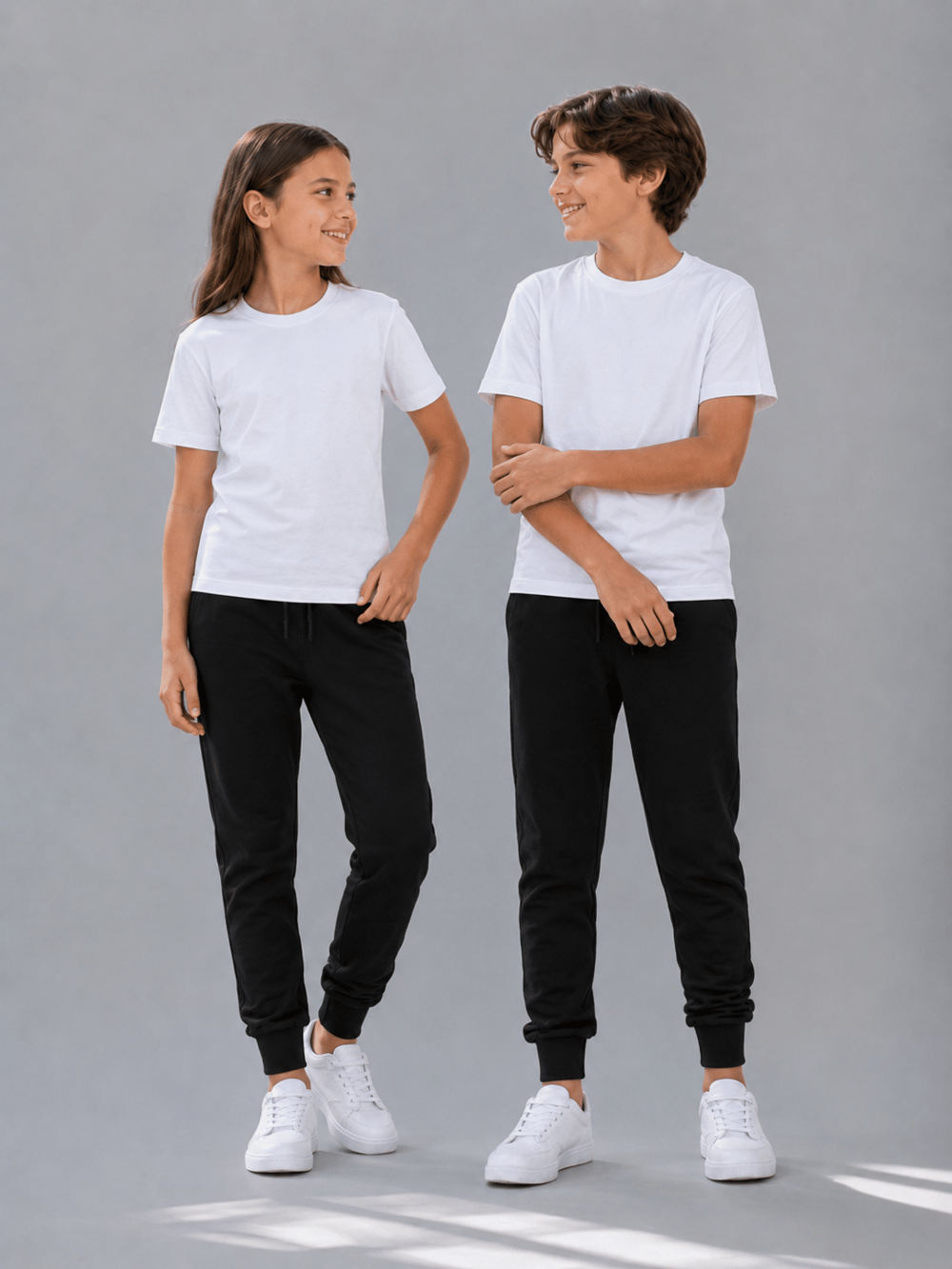 Teneffüs Unisex Çocuk Okul Eşofman Altı Siyah