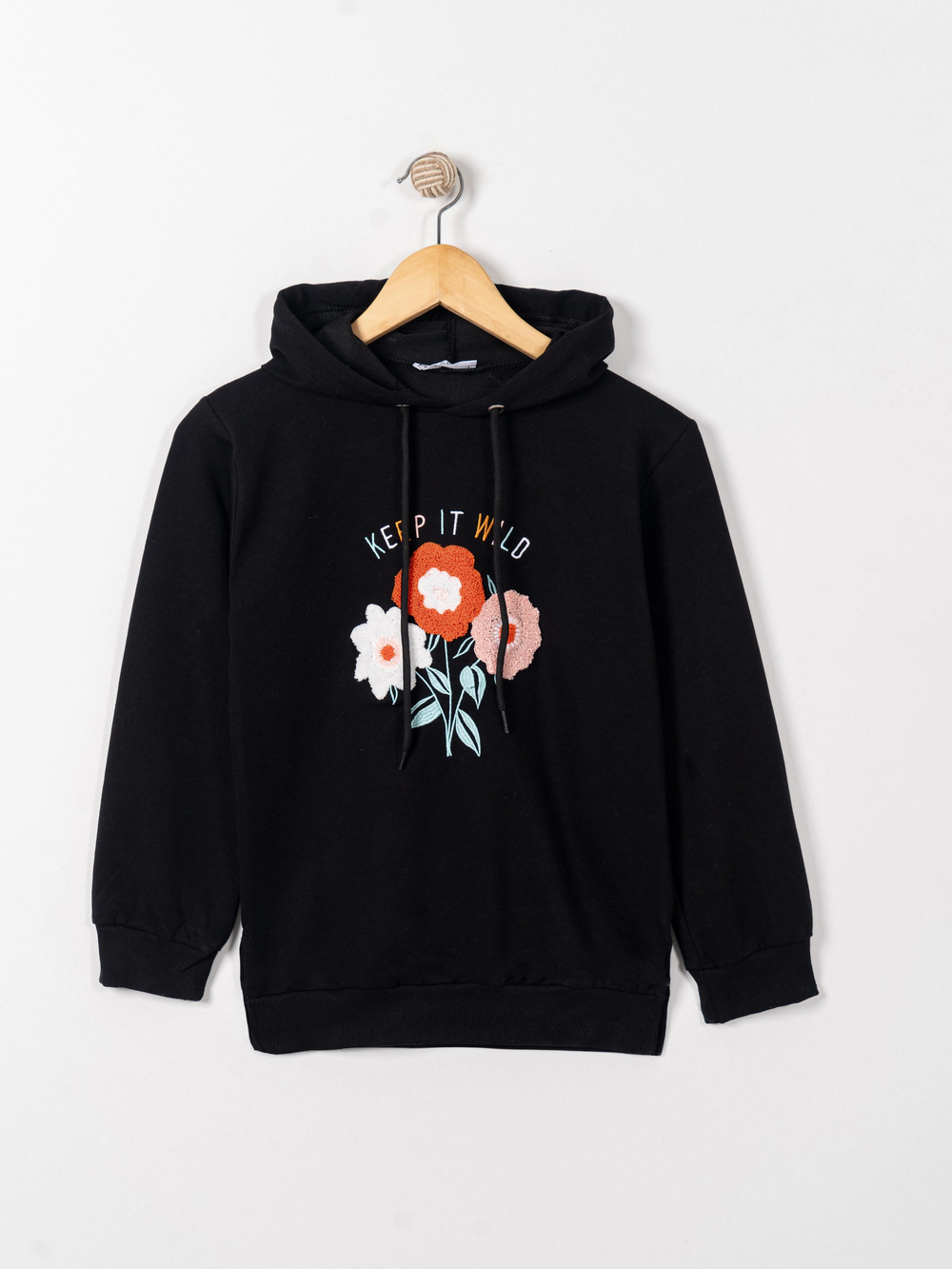 Wildora Kız Çocuk Sweat Siyah