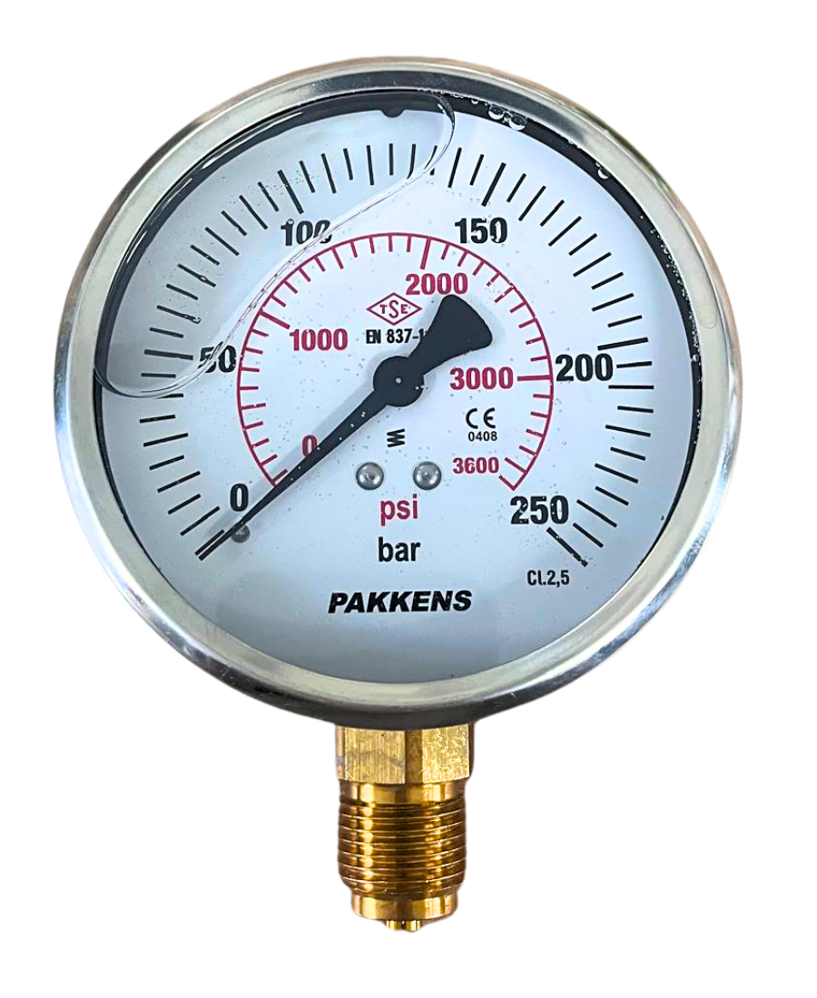 PAKKENS MAN.Q100 gls.alt.ç.psl.KL 2,5   1 bar- ...400 bar
