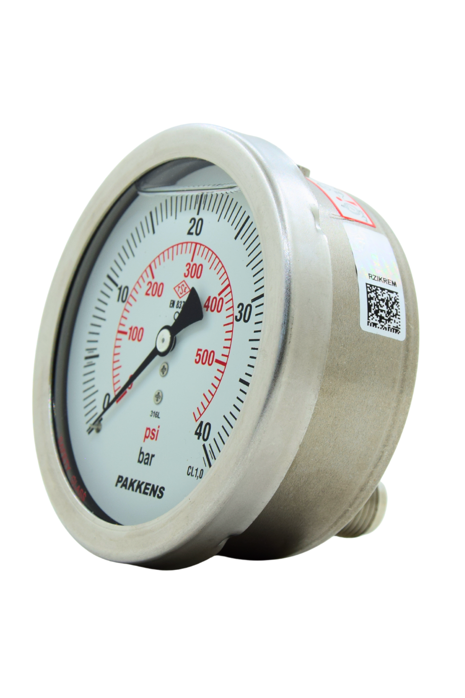 PAKKENS MAN.Q100 gls.ark.ç.psl.KL 1,0 EKS.K 40 bar