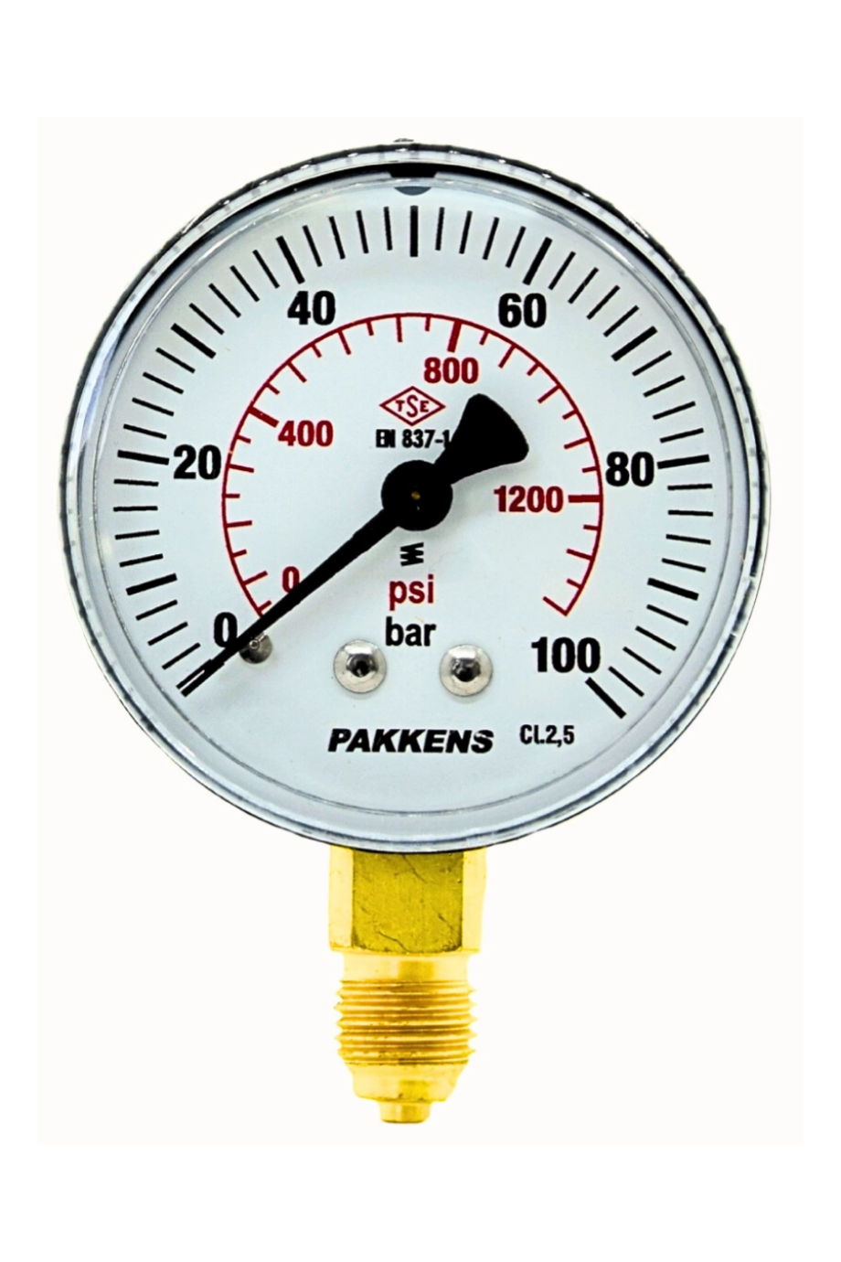 PAKKENS MANOMETRE Ø63  1..-..600 BAR