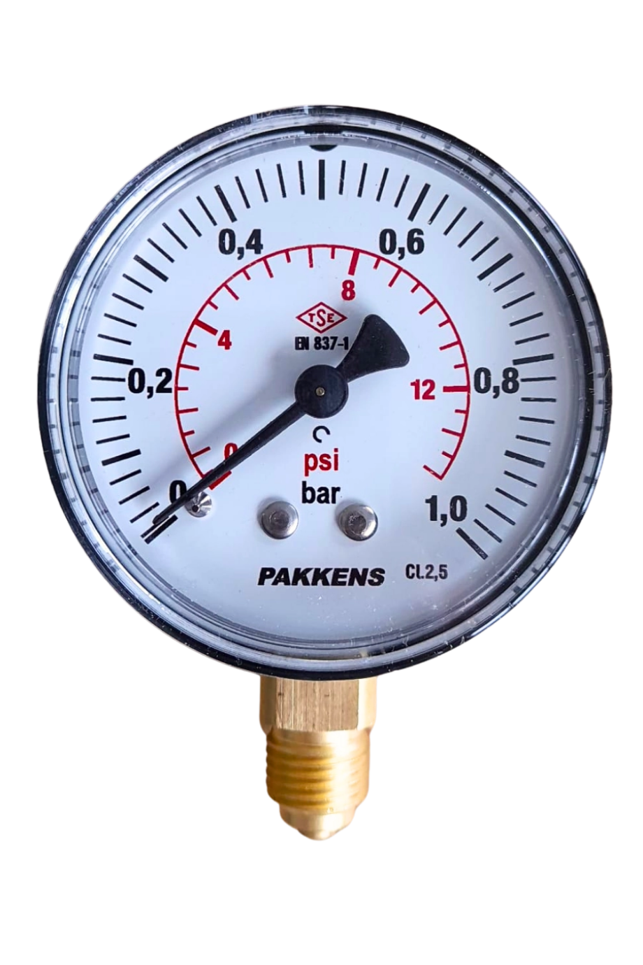 PAKKENS MANOMETRE Ø63  1..-..600 BAR