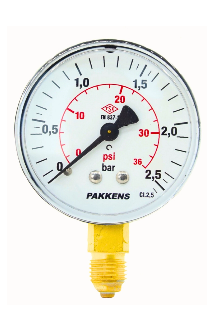 PAKKENS MANOMETRE Ø63  1..-..600 BAR