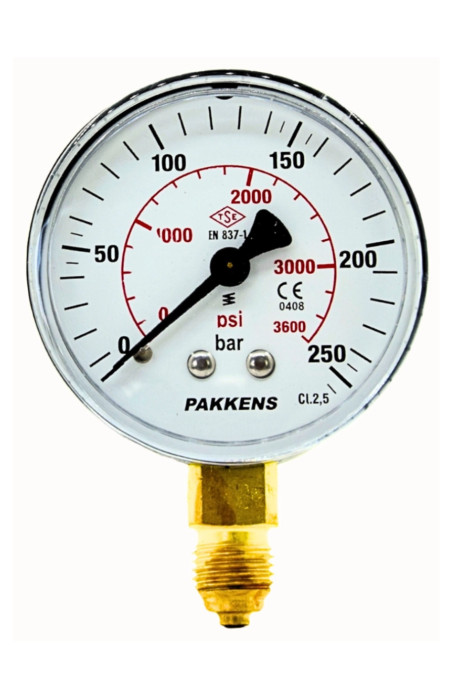 PAKKENS MANOMETRE Ø63  1..-..600 BAR
