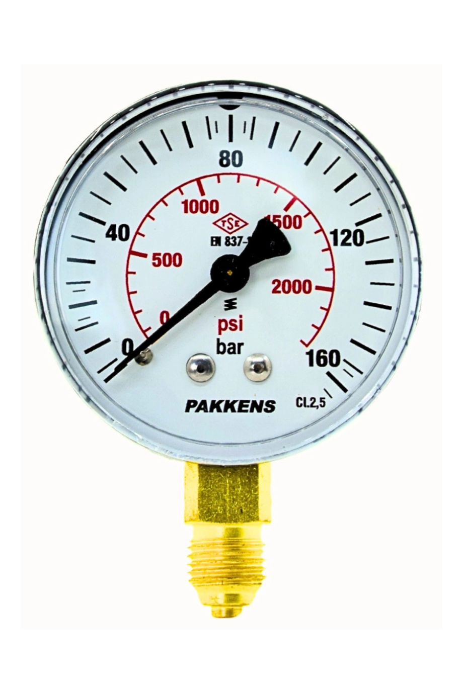 PAKKENS MANOMETRE Ø63  1..-..600 BAR