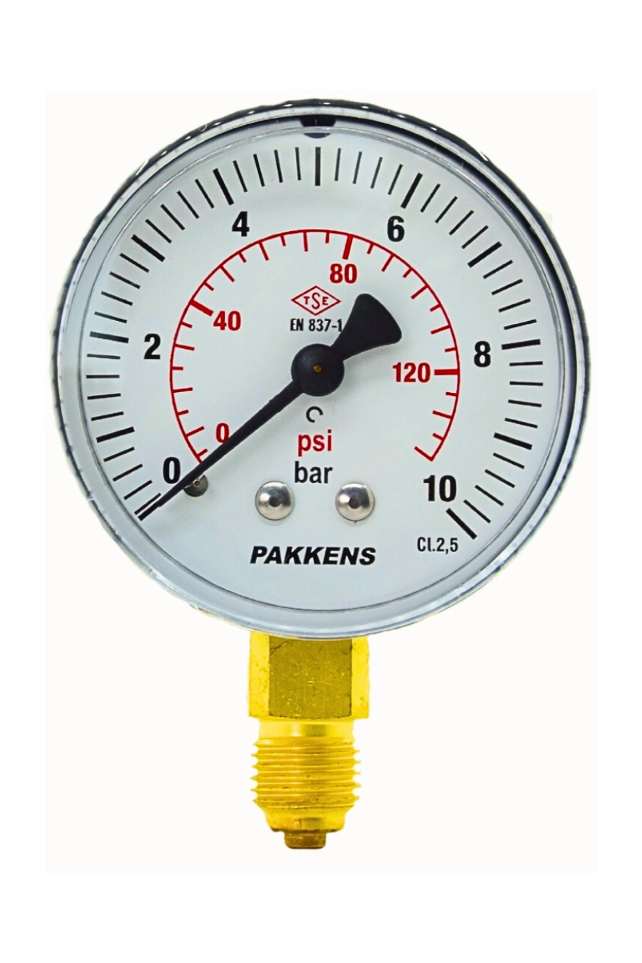 PAKKENS MANOMETRE Ø63  1..-..600 BAR