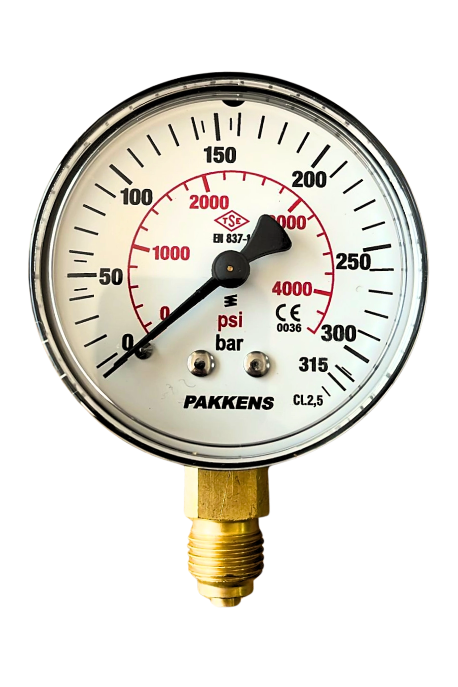 PAKKENS MANOMETRE Ø63  1..-..600 BAR