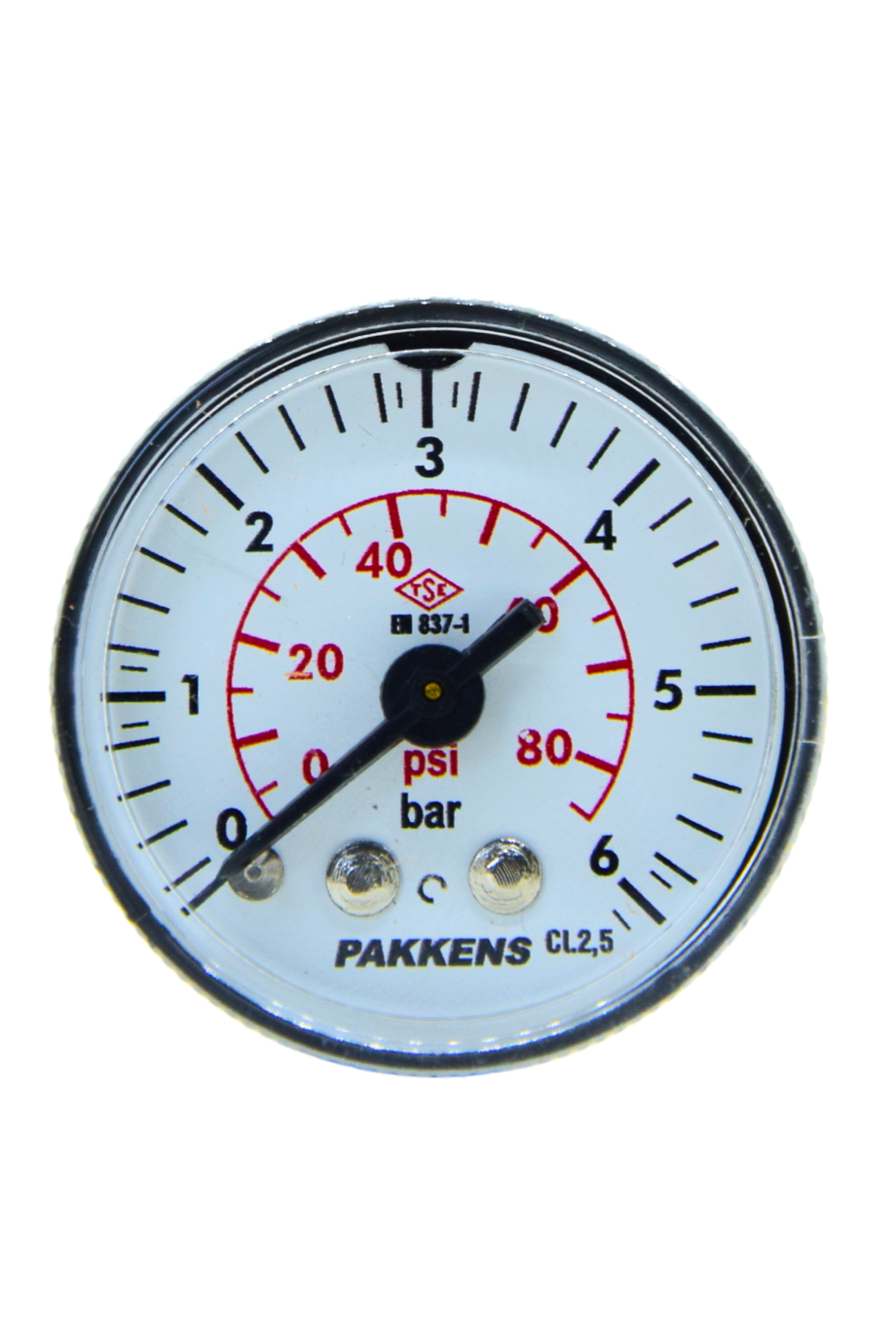 PAKKENS MANOMETRE Q40  6 Bar Ark.Ç.