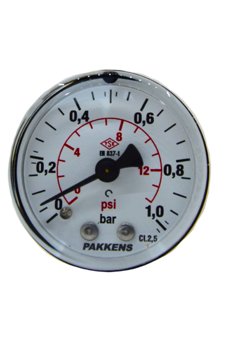 PAKKENS MANOMETRE Q50 1 Bar Ark.Ç.