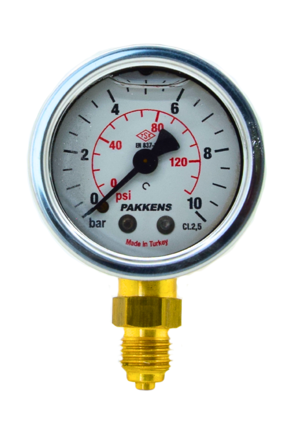 PAKKENS MANOMETRE Q50 10 BAR GLİS.ALT.ÇIK.